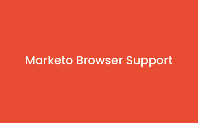 Marketo Browser Support chrome谷歌浏览器插件_扩展第1张截图