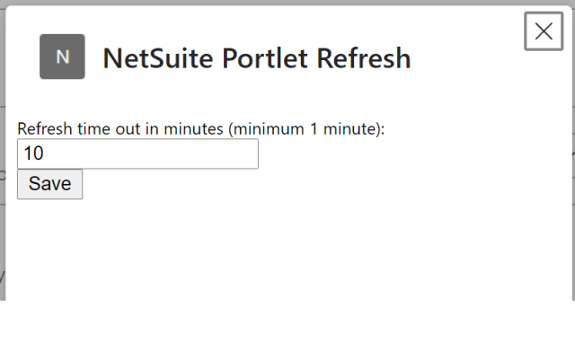 NetSuite Portlet Refresh chrome谷歌浏览器插件_扩展第1张截图