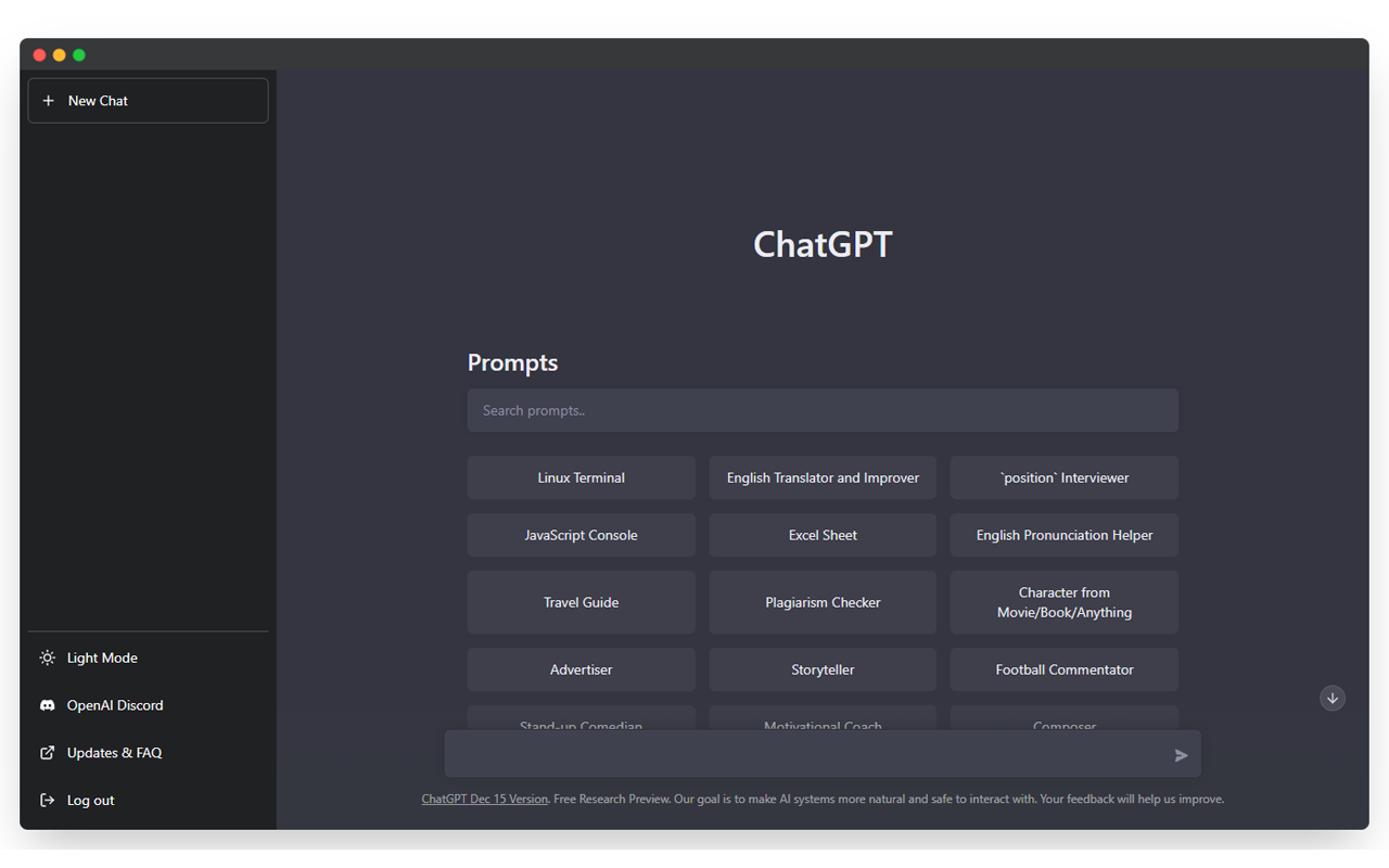 ChatGPT Prompts chrome谷歌浏览器插件_扩展第1张截图