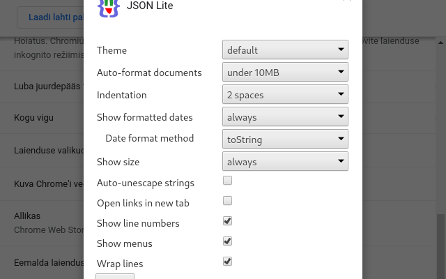 JSON Lite chrome谷歌浏览器插件_扩展第2张截图