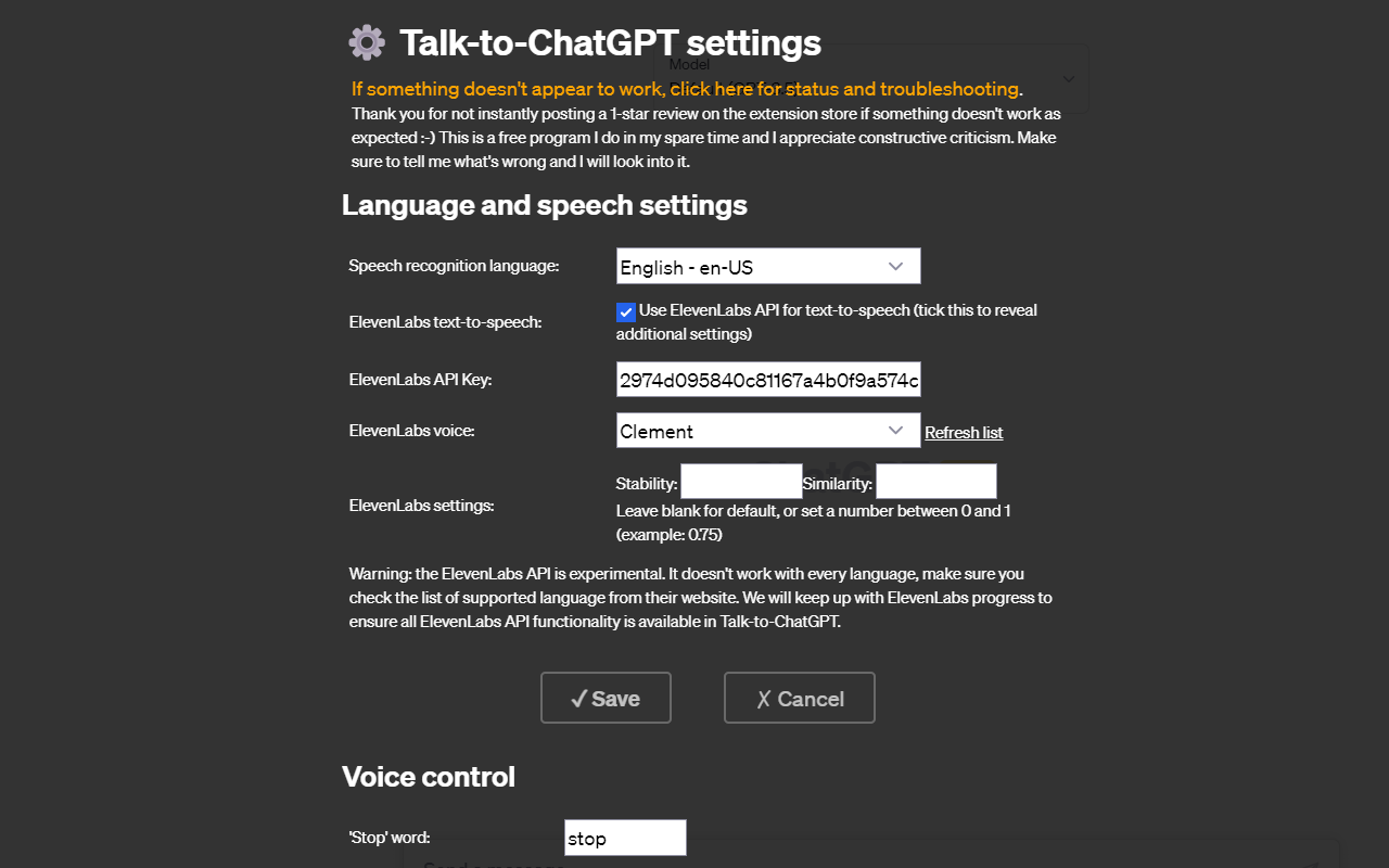 Talk-to-ChatGPT chrome谷歌浏览器插件_扩展第5张截图