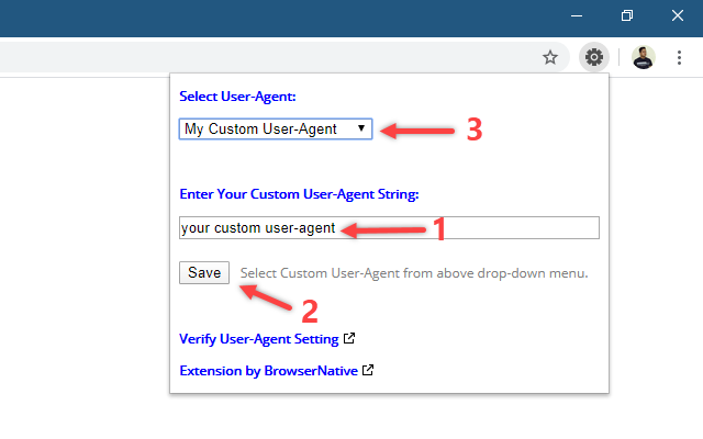 User-Agent Switcher chrome谷歌浏览器插件_扩展第1张截图