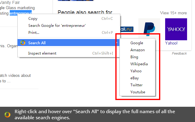 Search All chrome谷歌浏览器插件_扩展第2张截图