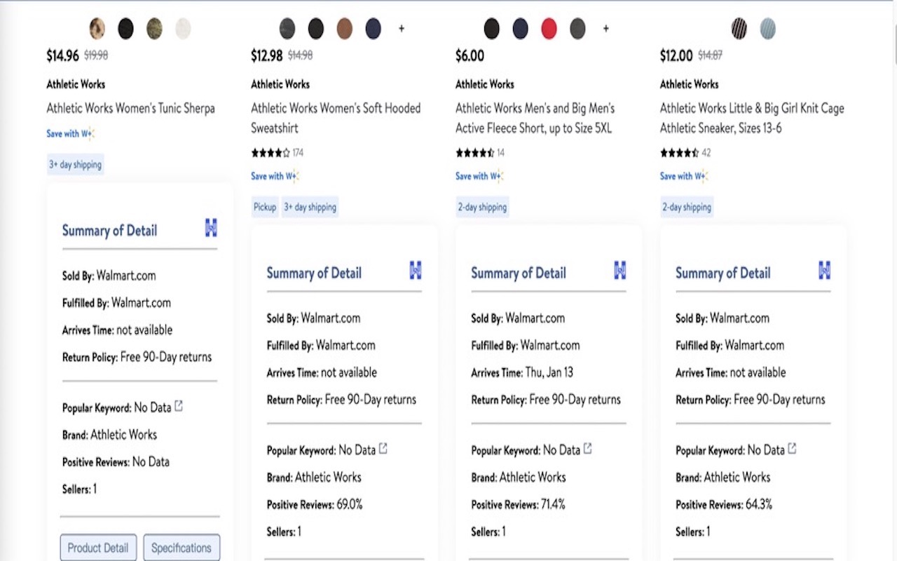 WalmartHunt-Walmart Dropshipping Tools chrome谷歌浏览器插件_扩展第4张截图