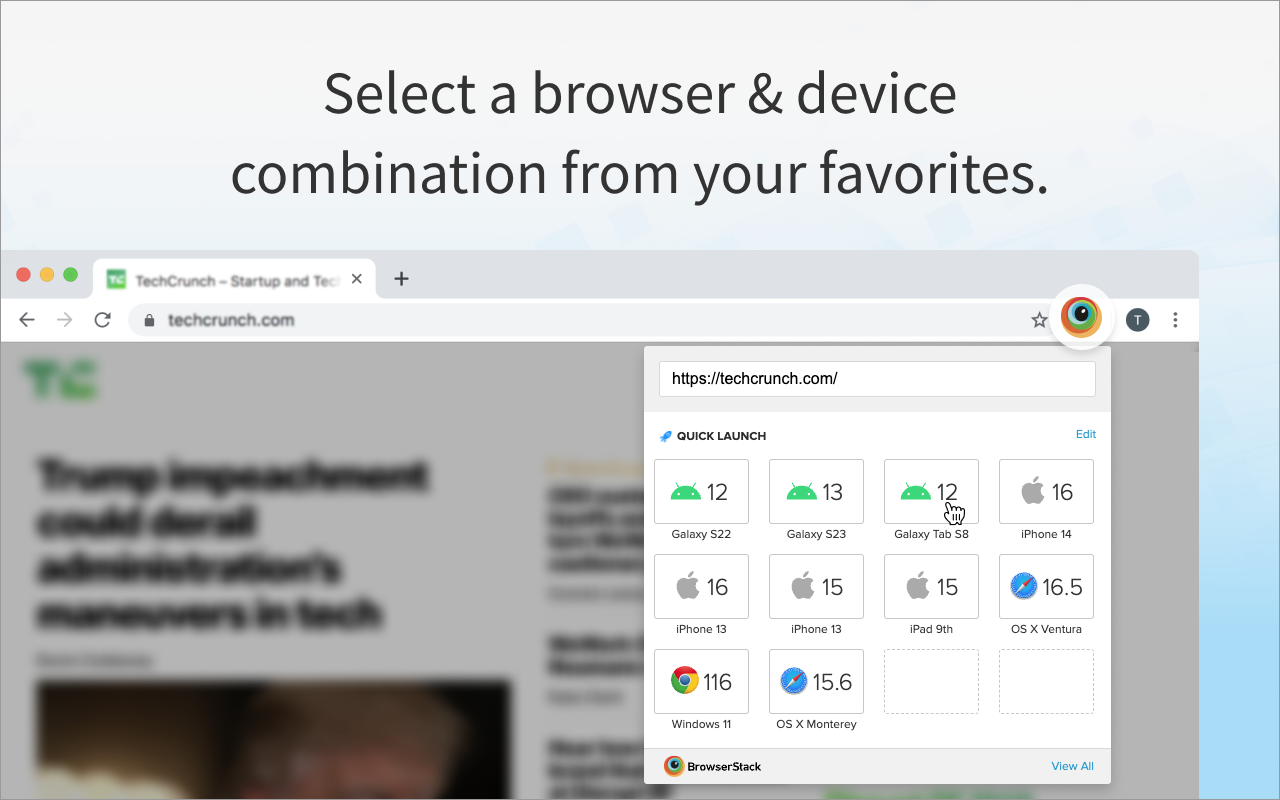 BrowserStack chrome谷歌浏览器插件_扩展第4张截图
