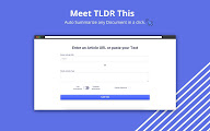 TLDR This - Free automatic text summary tool chrome谷歌浏览器插件_扩展第4张截图
