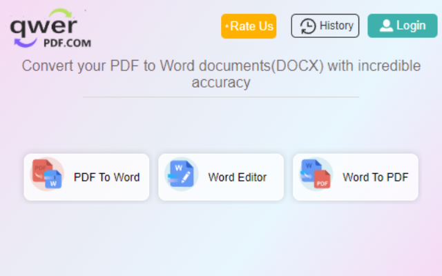 将PDF转为Word chrome谷歌浏览器插件_扩展第2张截图