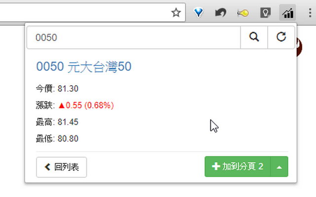 yStock chrome谷歌浏览器插件_扩展第5张截图