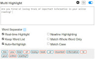 Multi Highlight chrome谷歌浏览器插件_扩展第4张截图