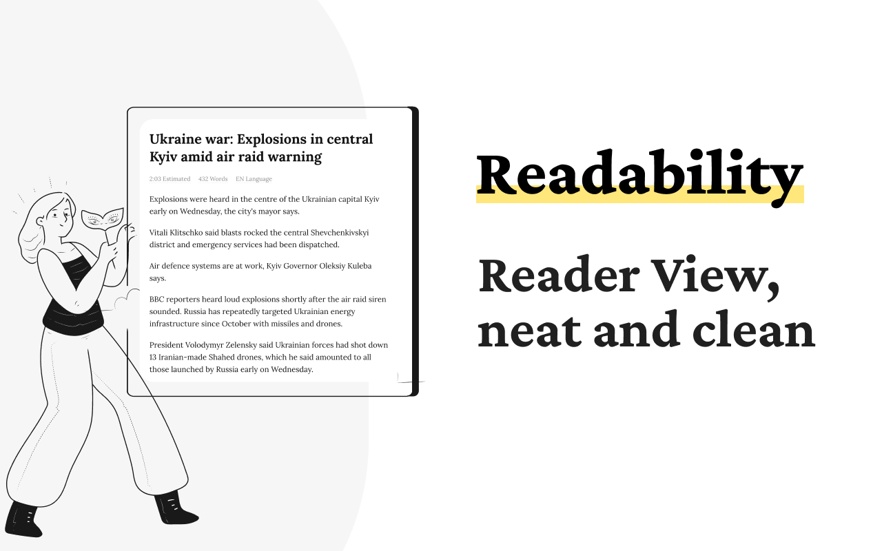 Clearly Reader - 必备阅读助手 chrome谷歌浏览器插件_扩展第8张截图