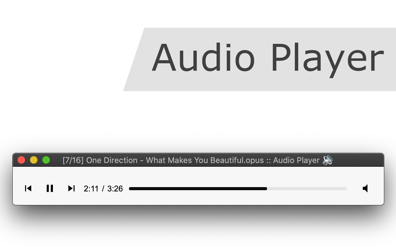 Audio Player chrome谷歌浏览器插件_扩展第1张截图