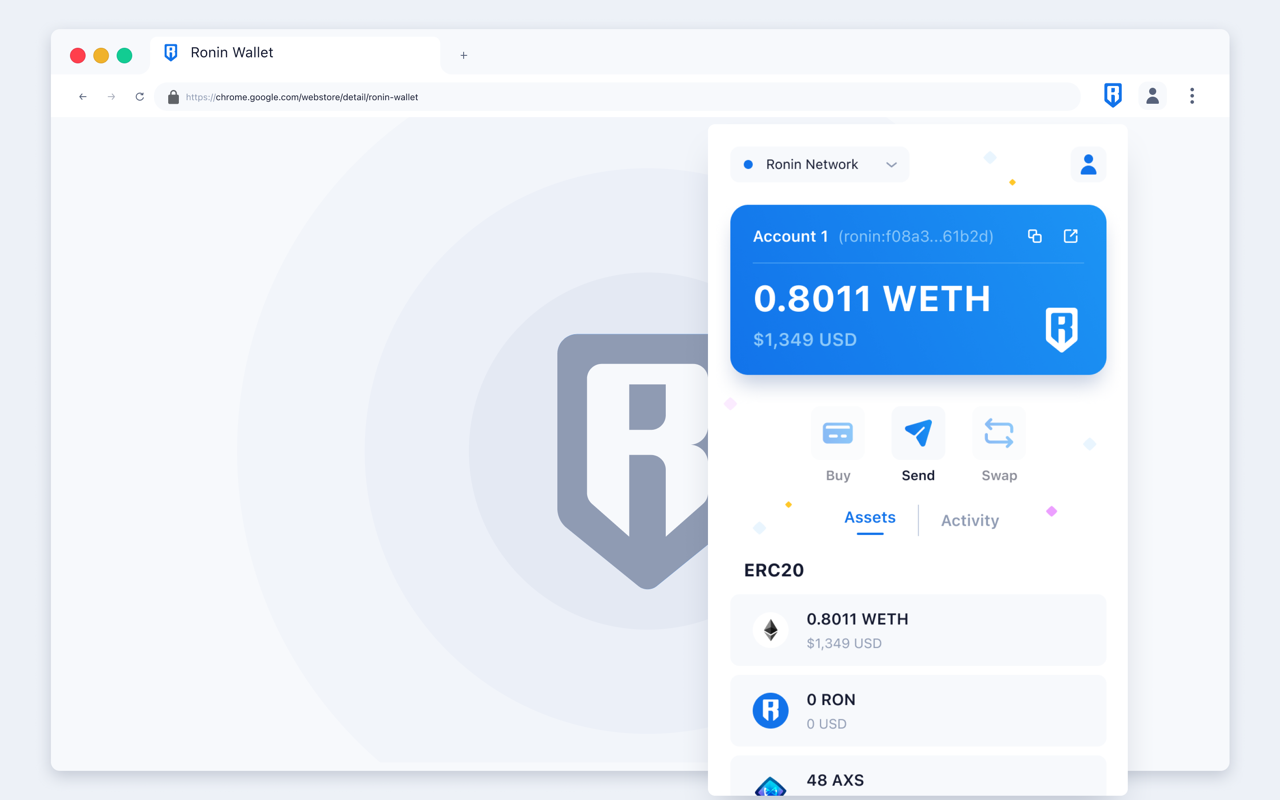 Ronin Wallet chrome谷歌浏览器插件_扩展第1张截图