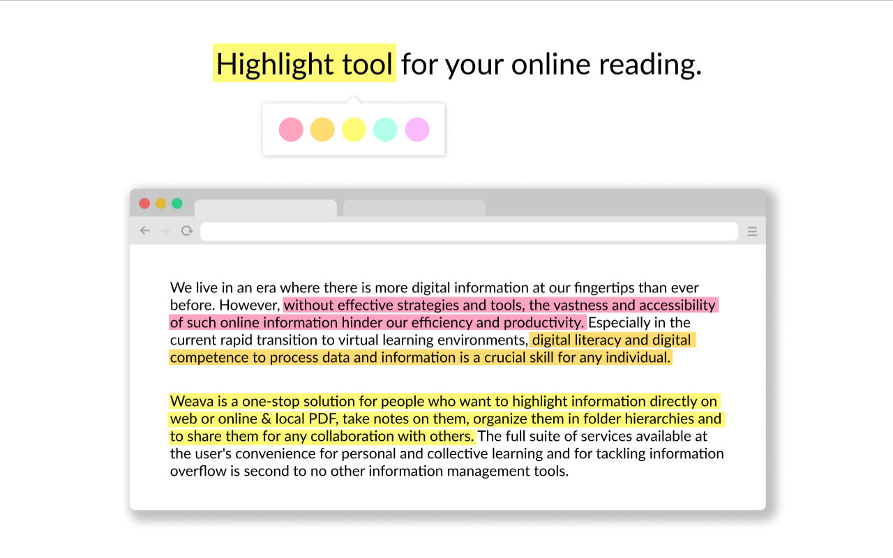 Weava Highlighter - PDF & Web chrome谷歌浏览器插件_扩展第1张截图
