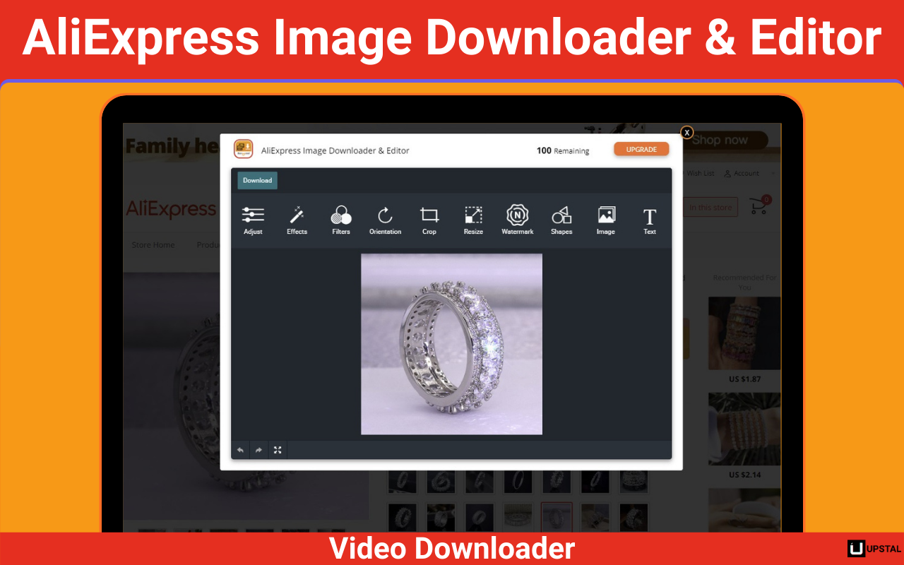 AliEx Image Downloader & Editor chrome谷歌浏览器插件_扩展第2张截图
