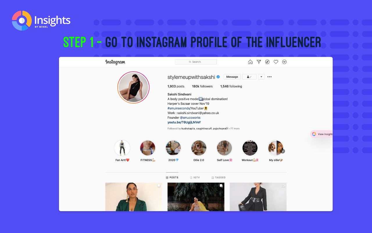 Influencer insights for Instagram & YouTube chrome谷歌浏览器插件_扩展第2张截图