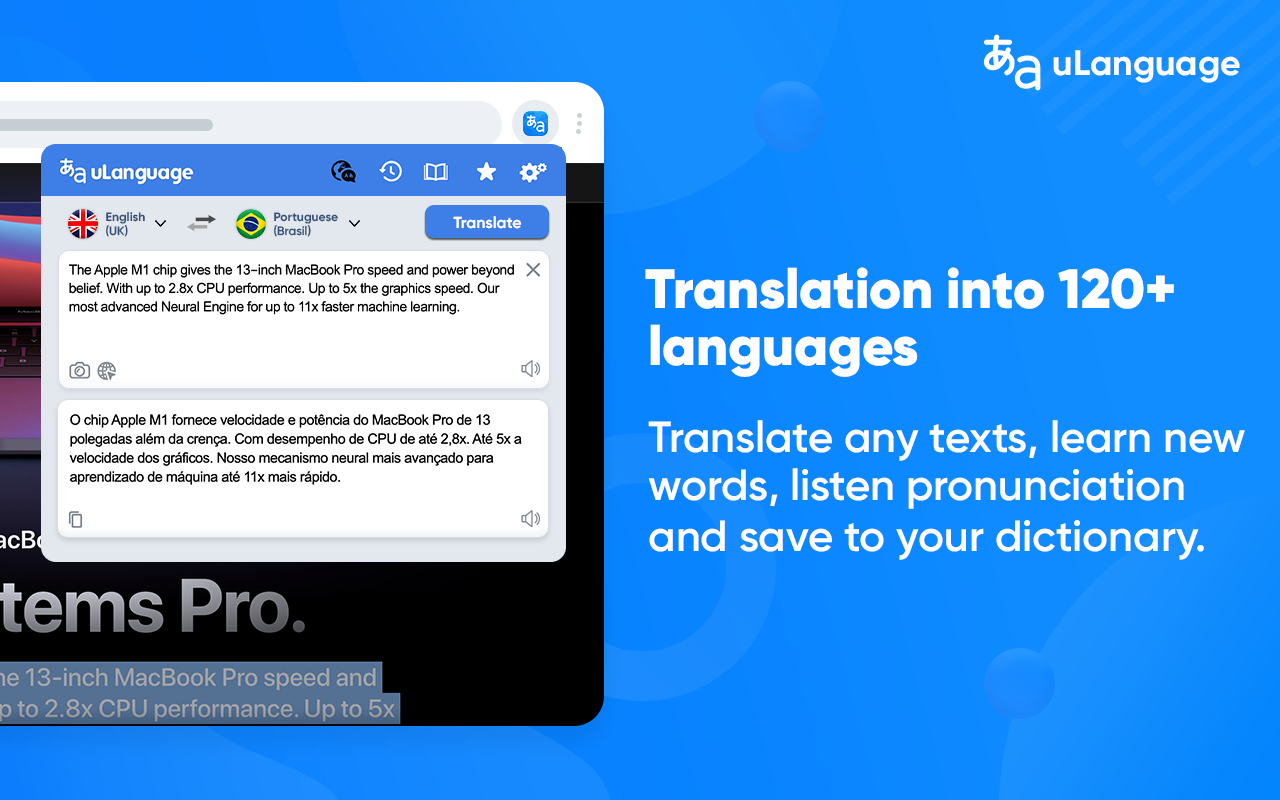 Translate - Translator, Dictionary, TTS chrome谷歌浏览器插件_扩展第8张截图
