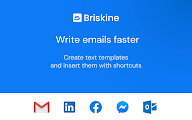 Briskine: Email templates for Gmail chrome谷歌浏览器插件_扩展第1张截图