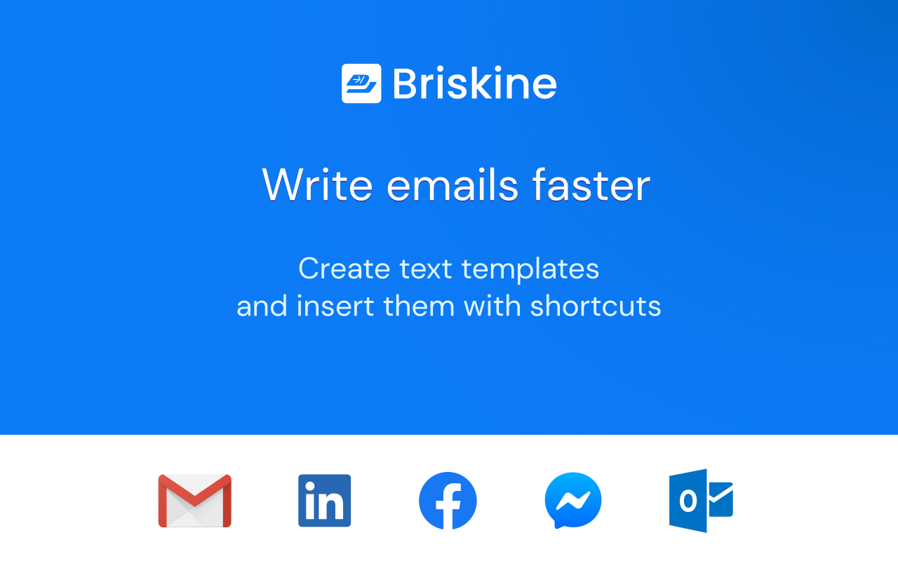 Briskine: Email templates for Gmail chrome谷歌浏览器插件_扩展第5张截图