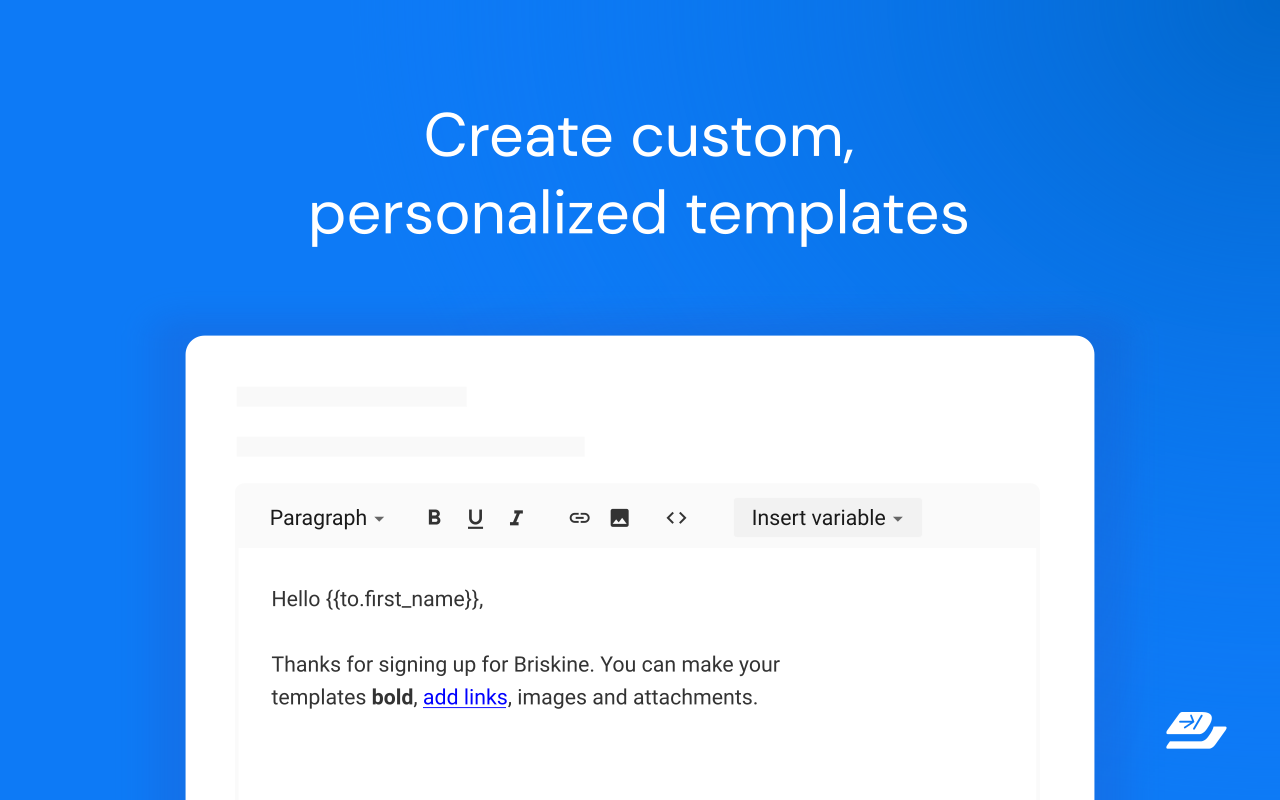 Briskine: Email templates for Gmail chrome谷歌浏览器插件_扩展第8张截图