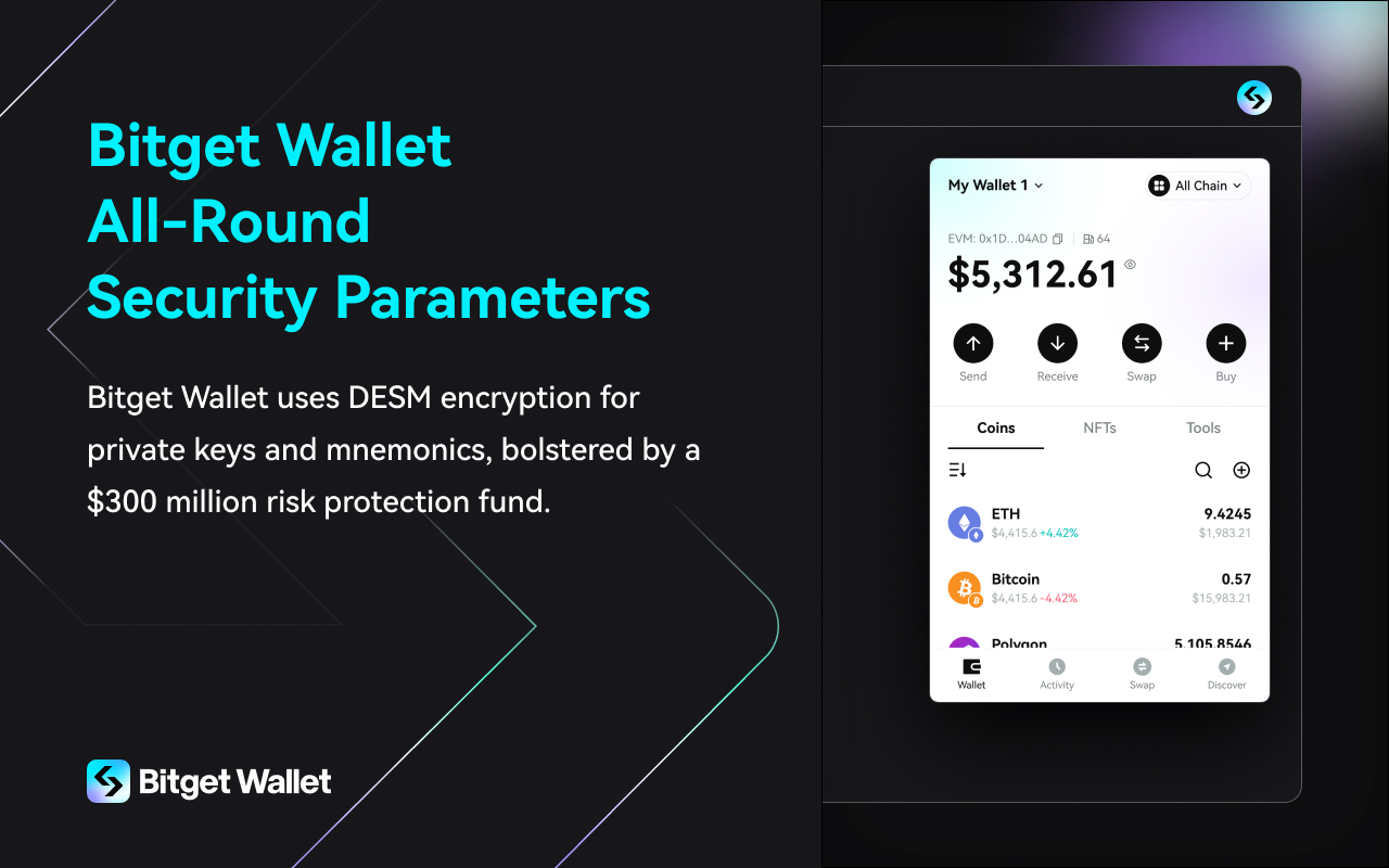 Bitget Wallet (Formerly BitKeep) chrome谷歌浏览器插件_扩展第4张截图