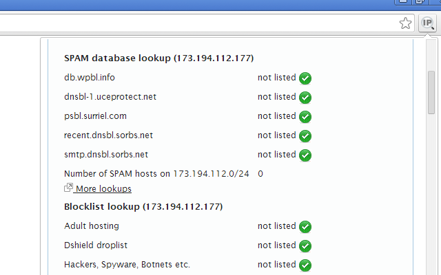 IP Address and Domain Information chrome谷歌浏览器插件_扩展第2张截图