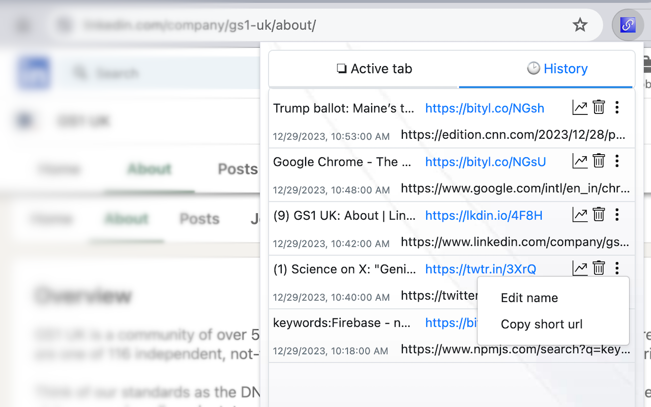 Best URL Shortener chrome谷歌浏览器插件_扩展第8张截图