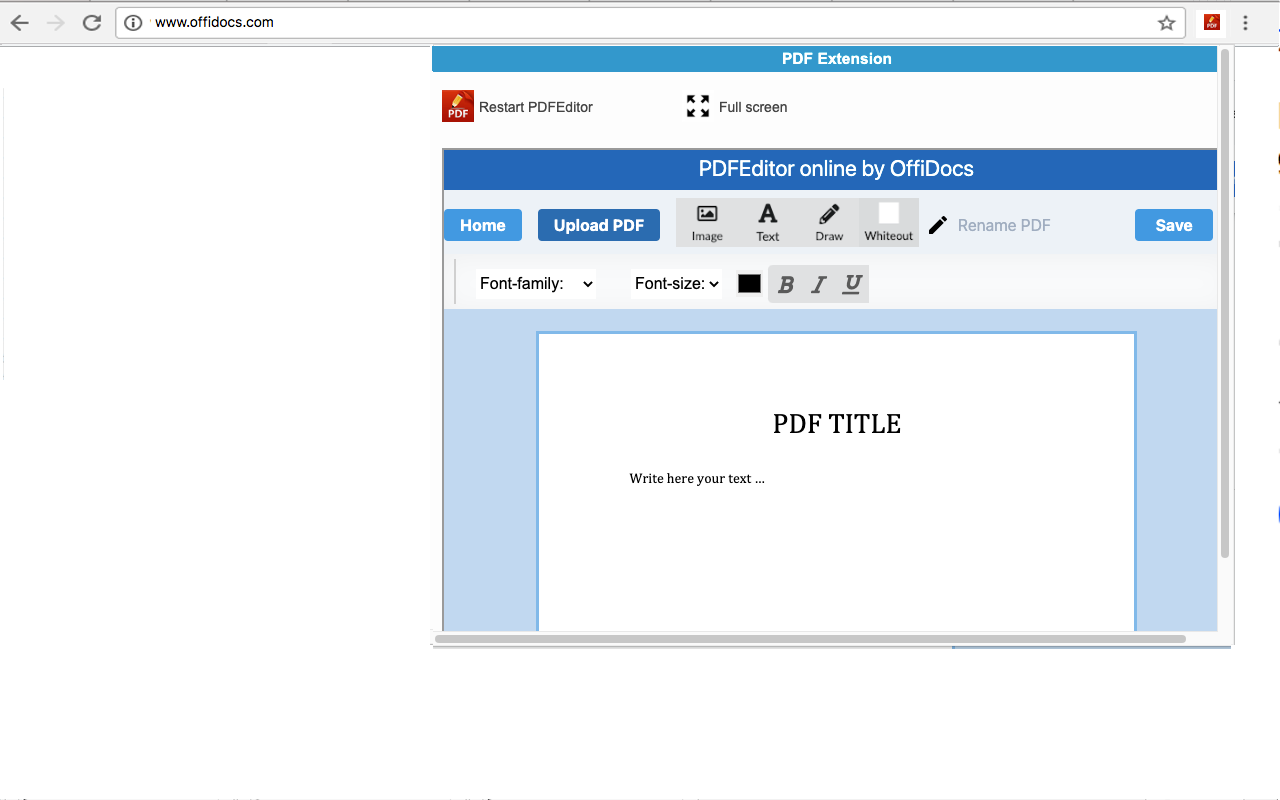 PDF编辑器在线 chrome谷歌浏览器插件_扩展第1张截图
