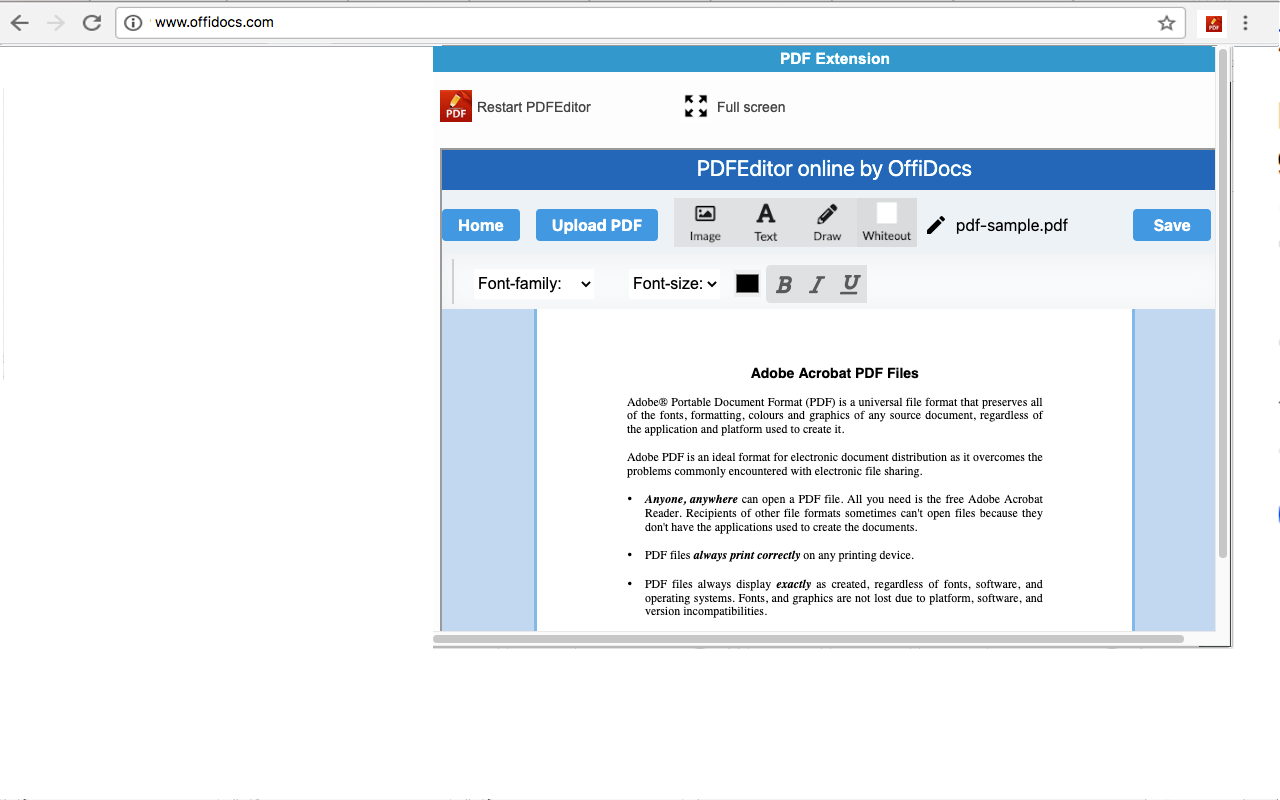 PDF编辑器在线 chrome谷歌浏览器插件_扩展第2张截图