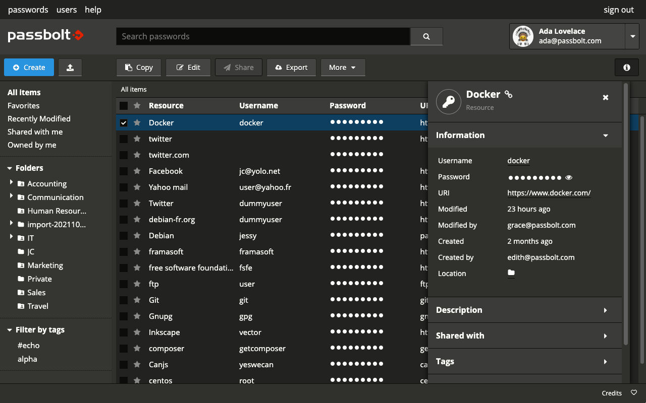 Passbolt - Open source password manager chrome谷歌浏览器插件_扩展第9张截图