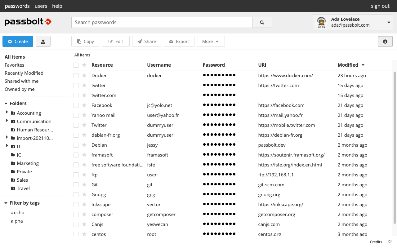 Passbolt - Open source password manager chrome谷歌浏览器插件_扩展第10张截图