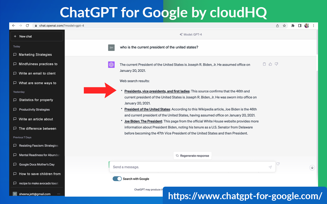 ChatGPT for Google cloudHQ chrome谷歌浏览器插件_扩展第10张截图
