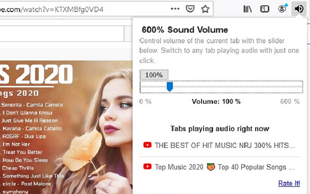 600% Sound Volume chrome谷歌浏览器插件_扩展第1张截图