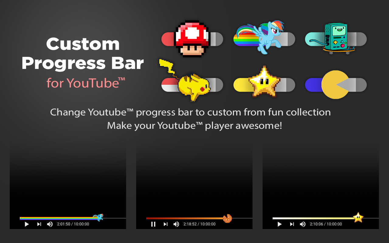 Custom Progress Bar for YouTube™ chrome谷歌浏览器插件_扩展第4张截图