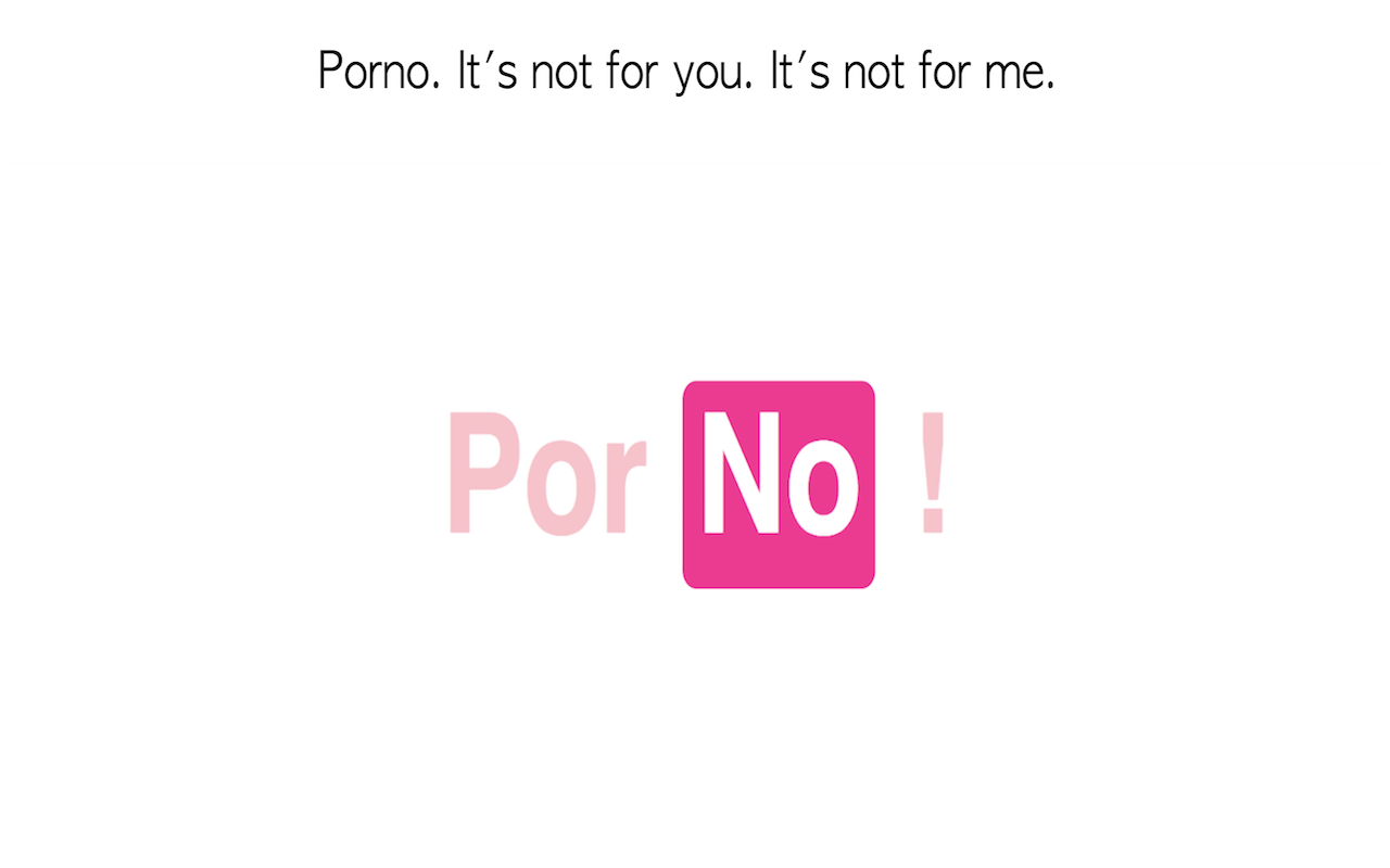 PorNo! Porn Blocker (Beta) chrome谷歌浏览器插件_扩展第1张截图