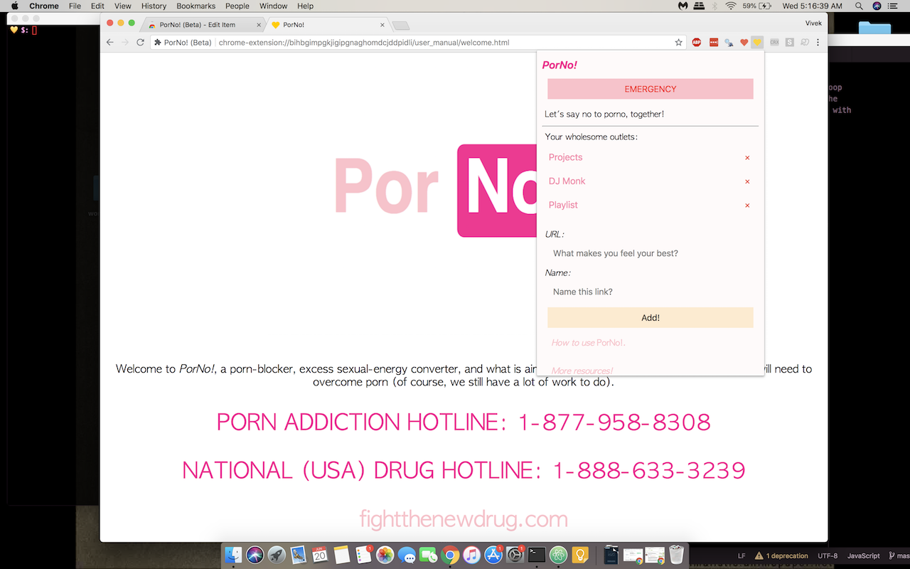 PorNo! Porn Blocker (Beta) chrome谷歌浏览器插件_扩展第2张截图