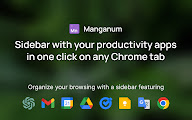 Manganum Sidebar 附带 Gmail、ChatGPT 等 chrome谷歌浏览器插件_扩展第3张截图