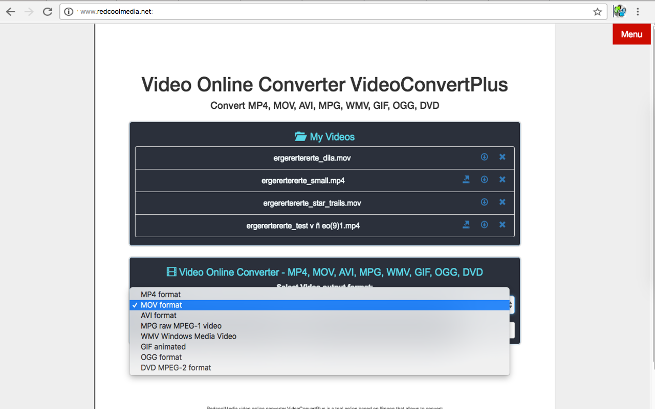 视频转换器在线VideoConvertPlus chrome谷歌浏览器插件_扩展第6张截图