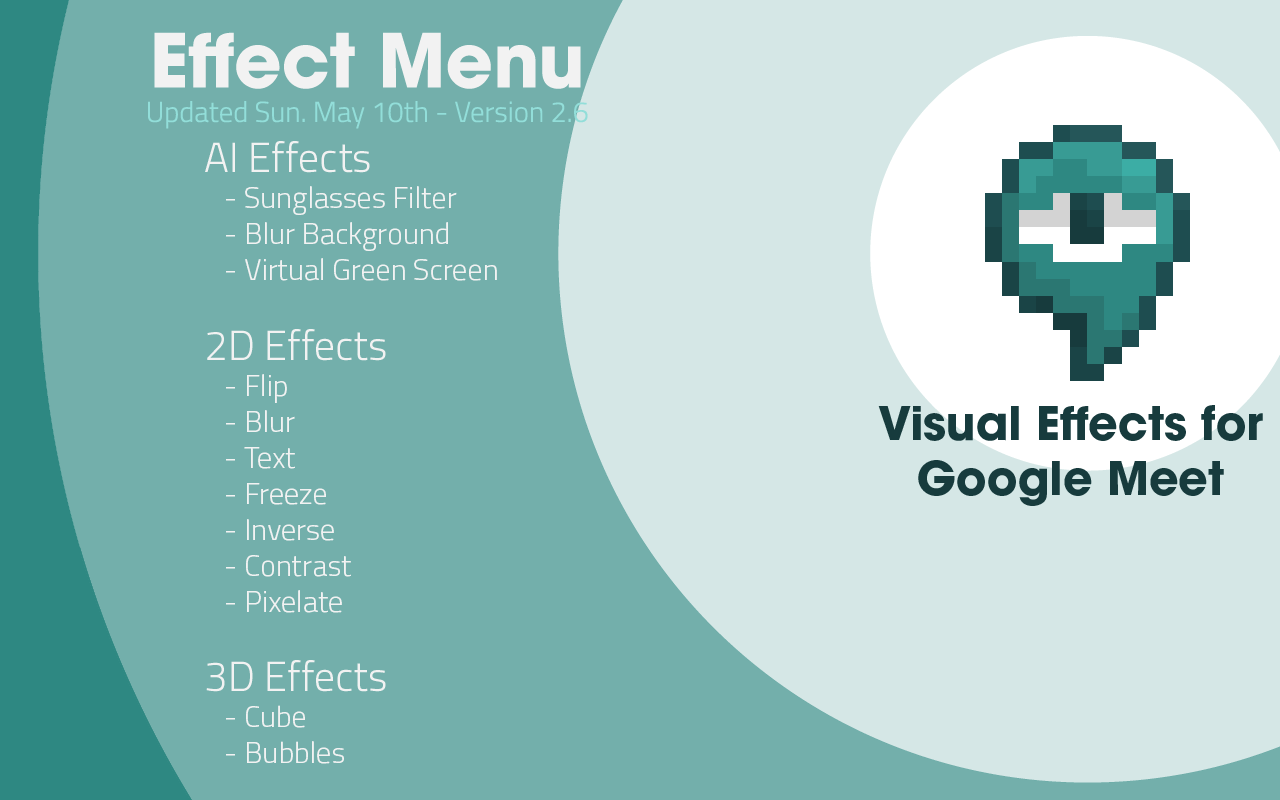 Visual Effects for Google Meet chrome谷歌浏览器插件_扩展第3张截图