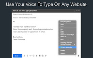 Voice In - Speech-To-Text Dictation chrome谷歌浏览器插件_扩展第3张截图
