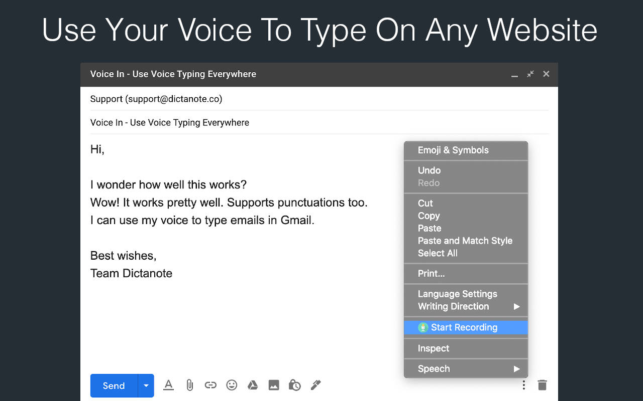 Voice In - Speech-To-Text Dictation chrome谷歌浏览器插件_扩展第5张截图