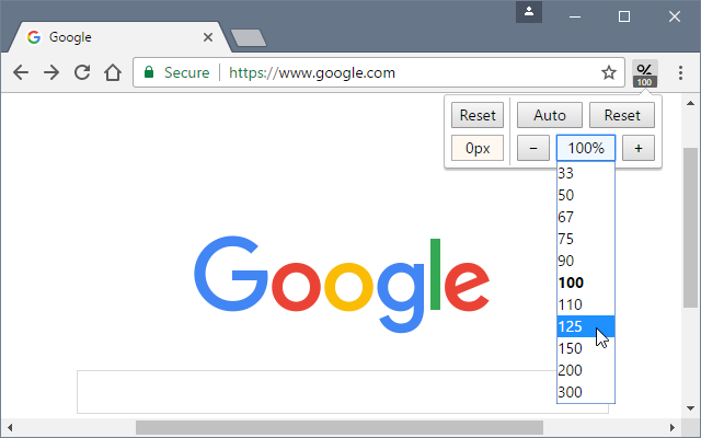 Zoom Page WE chrome谷歌浏览器插件_扩展第4张截图
