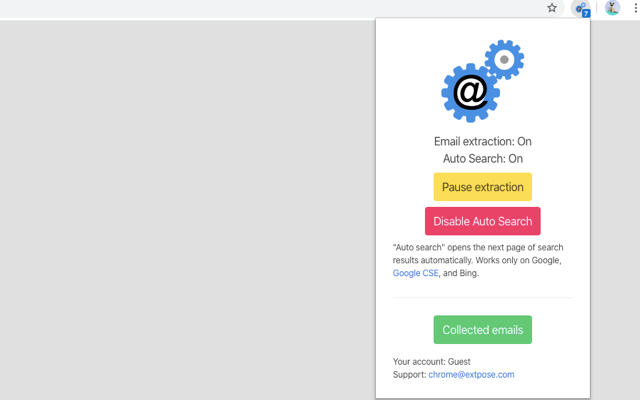 Email extract email 查找 chrome谷歌浏览器插件_扩展第1张截图