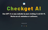 Checkget AI - ChatGPT 智能助手 chrome谷歌浏览器插件_扩展第5张截图