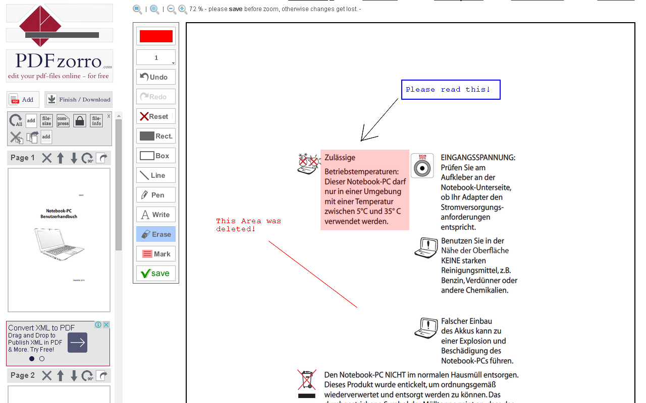 PDF Editor Extension - PDFzorro chrome谷歌浏览器插件_扩展第2张截图