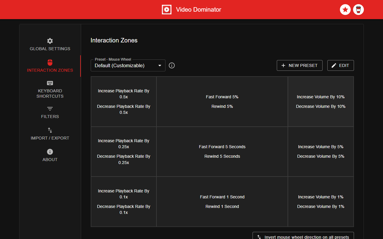 Video Dominator chrome谷歌浏览器插件_扩展第2张截图