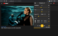 Transpose ▲▼ pitch ▹ speed ▹ loop for videos chrome谷歌浏览器插件_扩展第6张截图