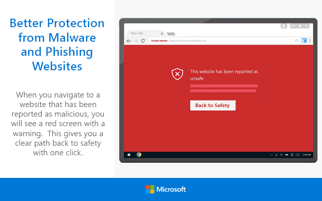 Microsoft Defender Browser Protection chrome谷歌浏览器插件_扩展第2张截图