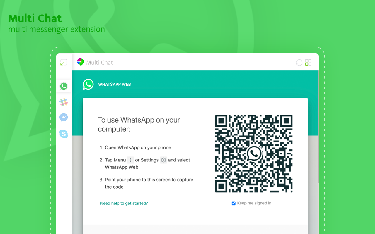 Multi Chat - Messenger for WhatsApp chrome谷歌浏览器插件_扩展第1张截图