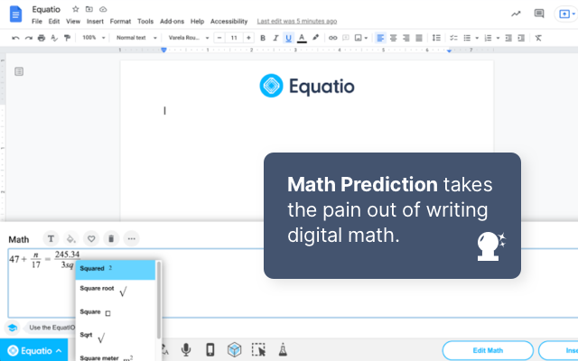 Equatio - Math made digital chrome谷歌浏览器插件_扩展第6张截图