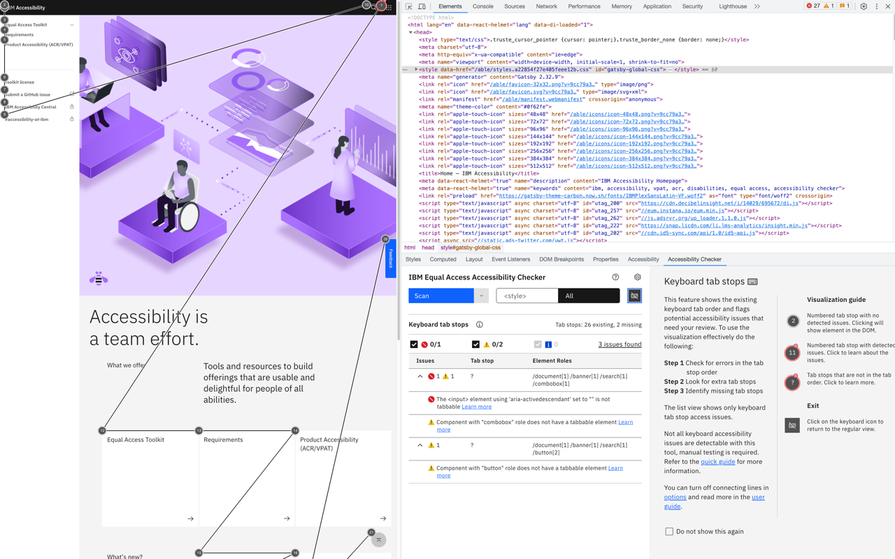 IBM Equal Access Accessibility Checker chrome谷歌浏览器插件_扩展第2张截图